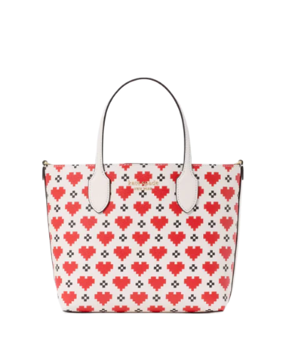 Bleecker Pixel Hearts Medium Crossbody Tote