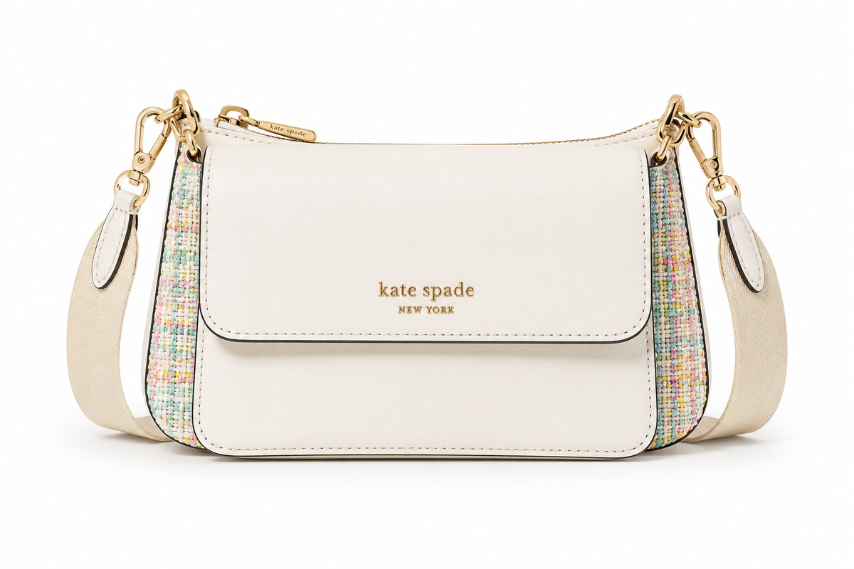 Double Up Tweed Crossbody