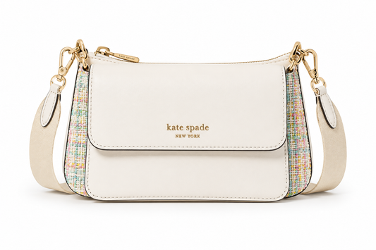 Double Up Tweed Crossbody