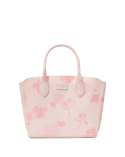 Suite Spring Pansies Crossbody Tote