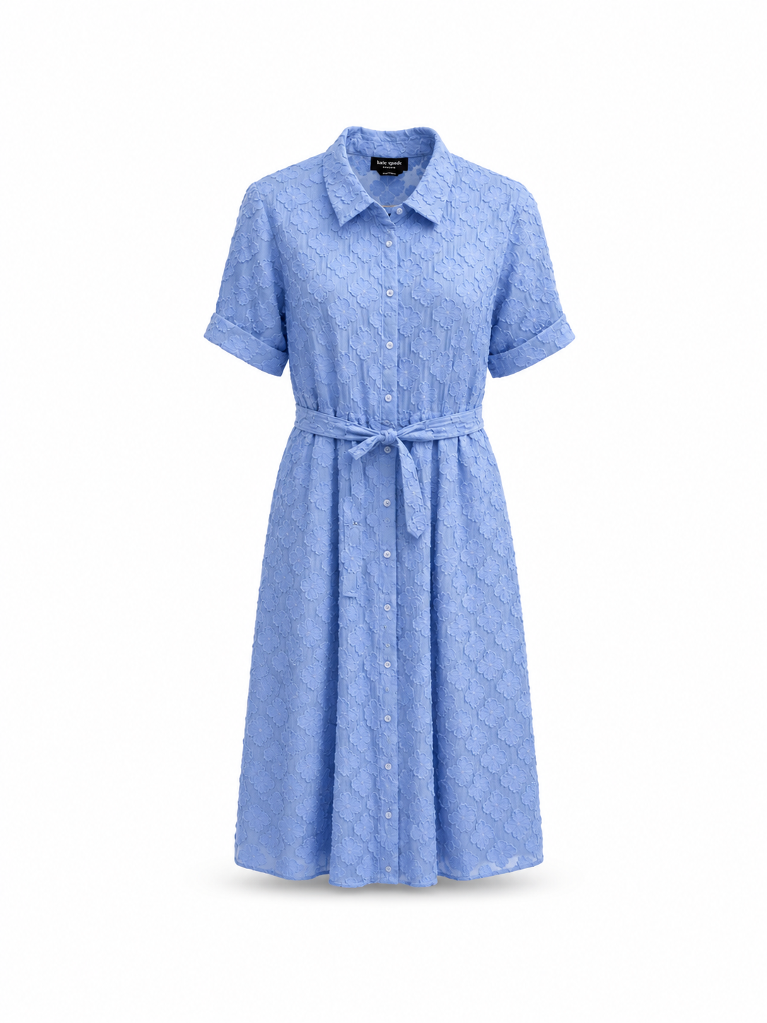 Belted Midi Shirt Dress