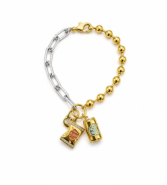 Snack Time Charm Bracelet