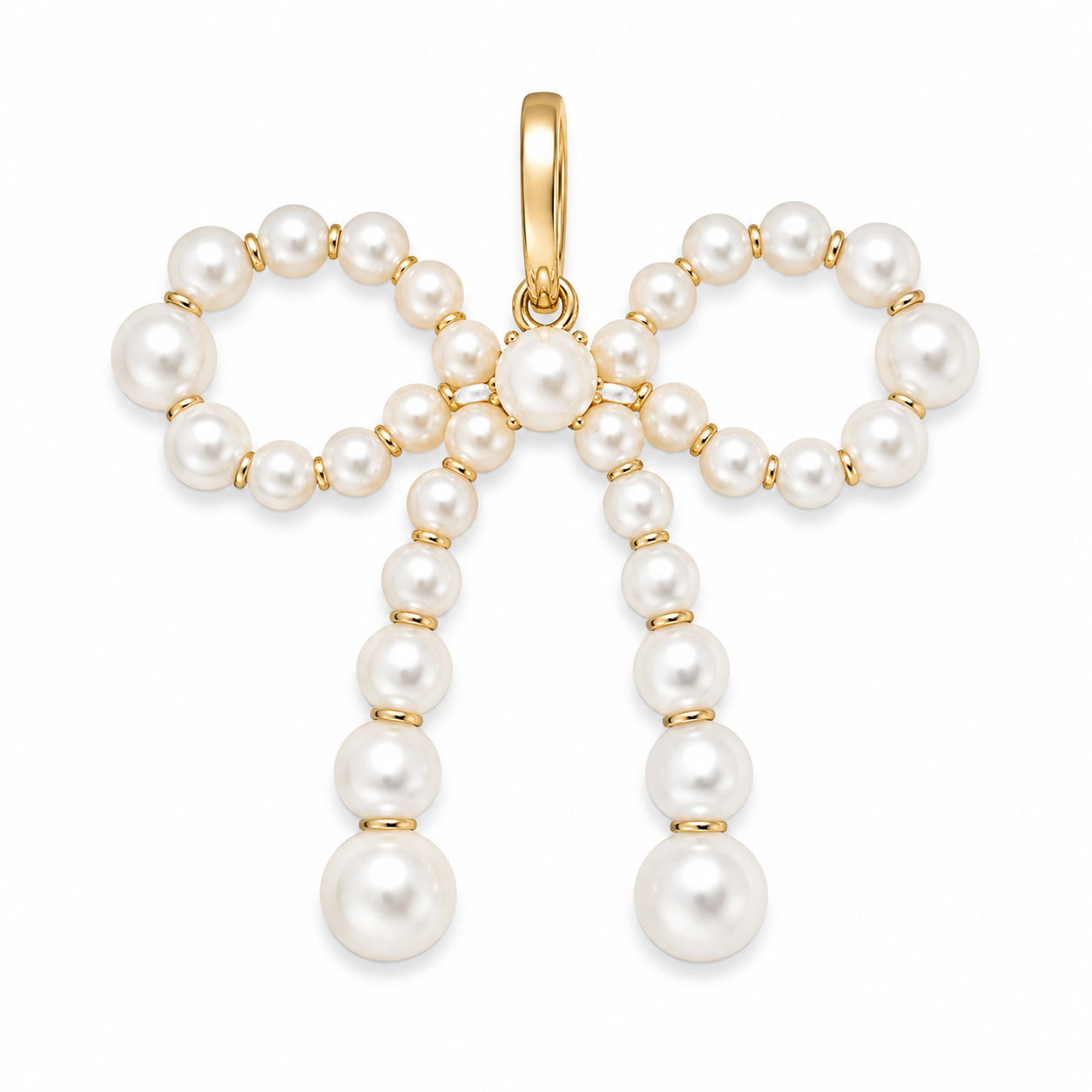 Pearl Bow Charm