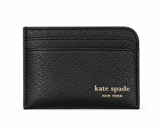 Devin Pebbled Leather Card Holder