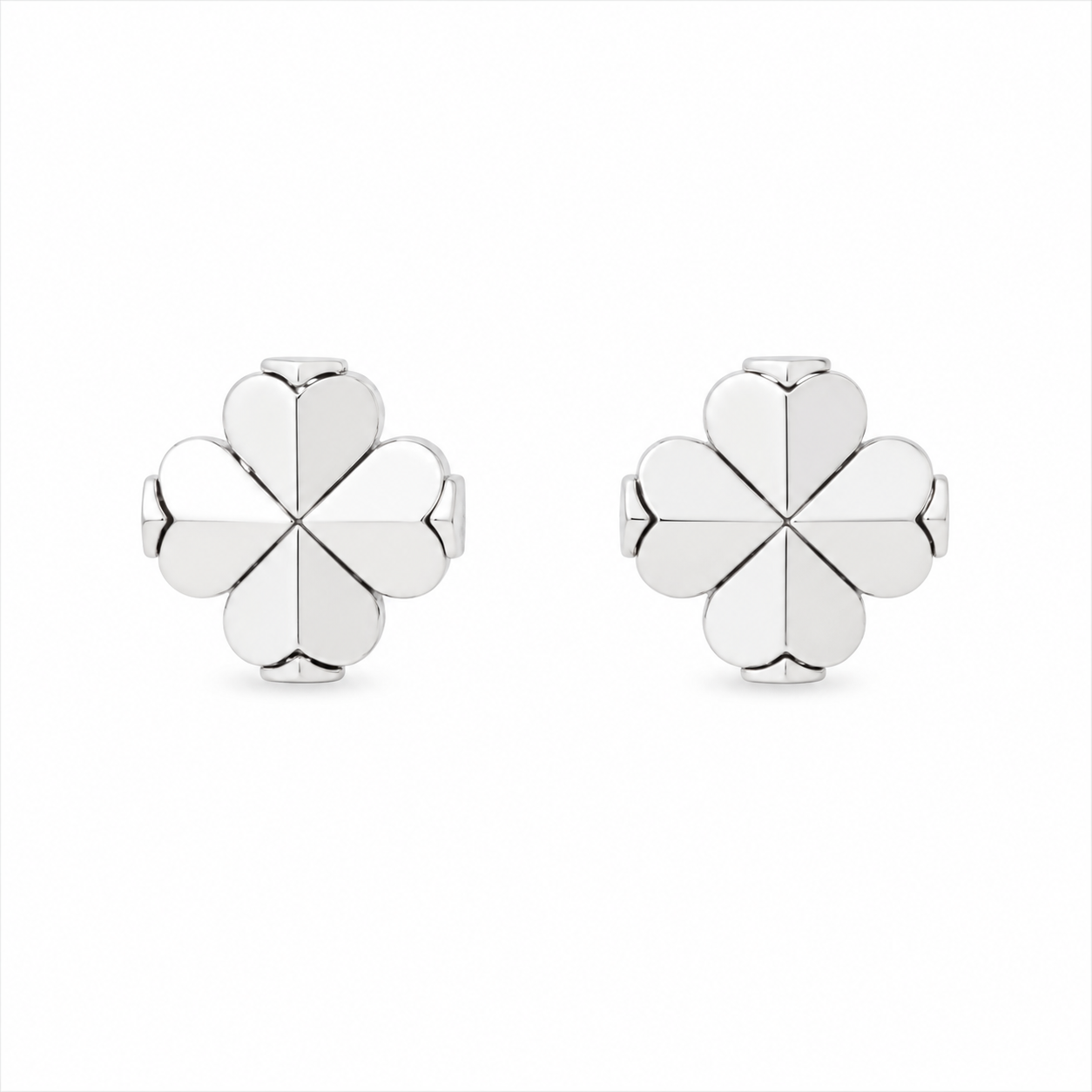Spade Flower Studs