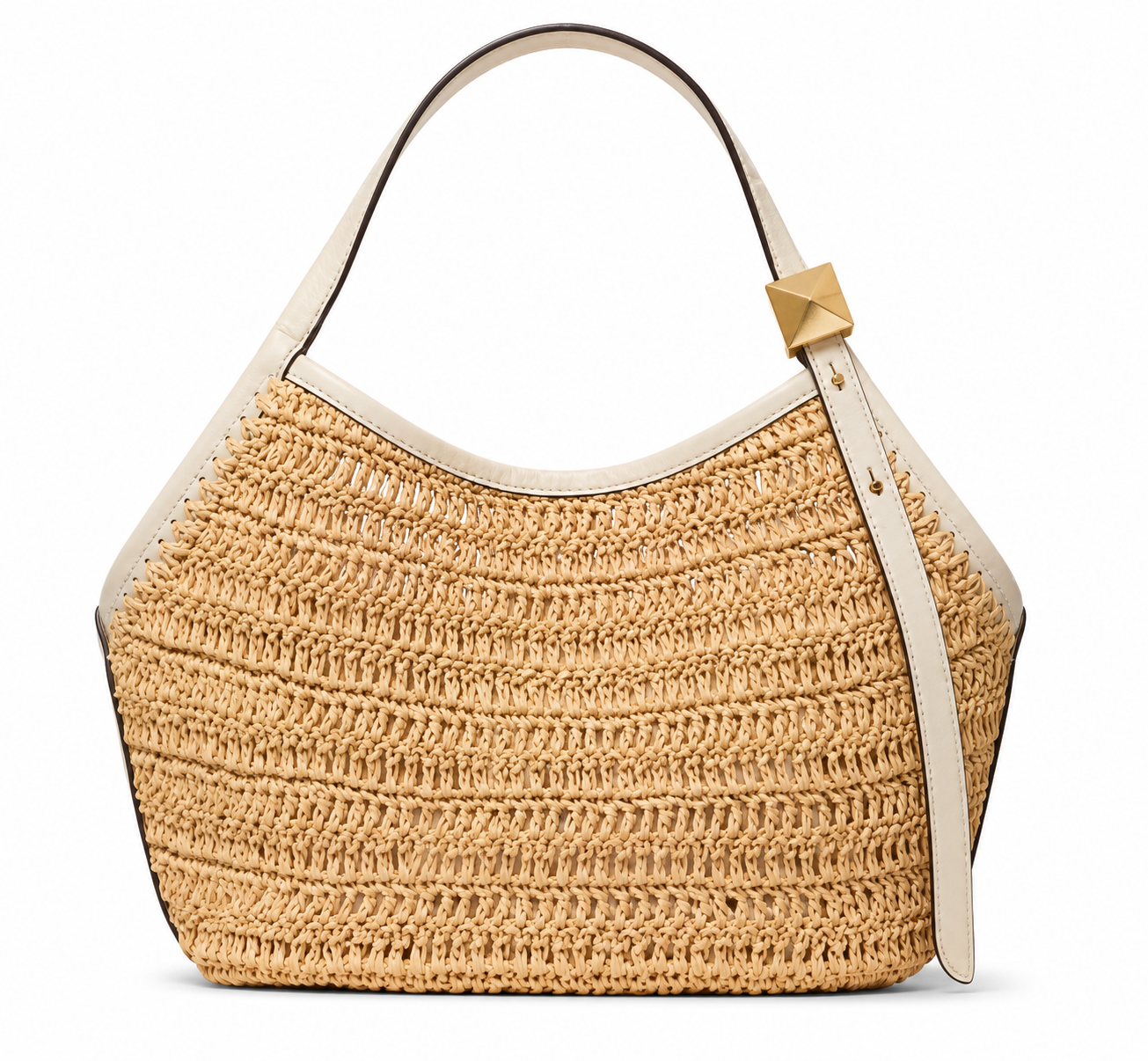 Deco Straw Small Tulip Tote