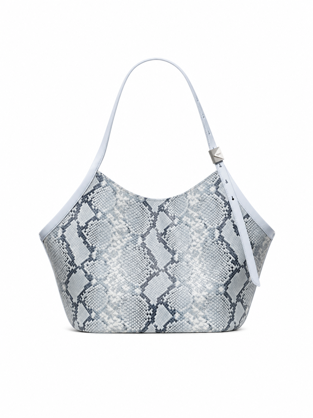 Deco Snake Embossed Tulip Tote Bag