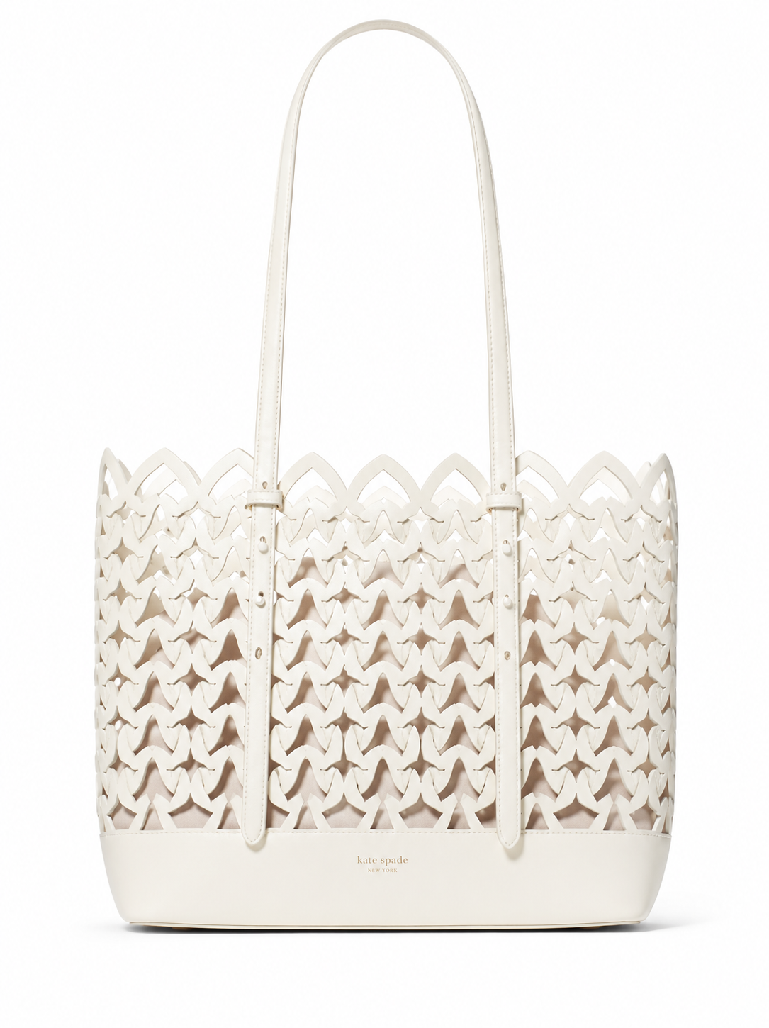 Do It All Woven Leather Large Tote