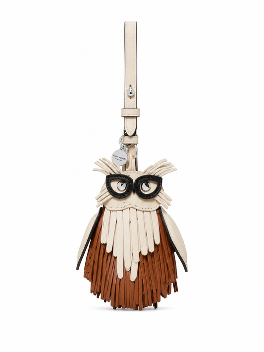 Critters Mixed Material Ozzy Owl Bag Cha