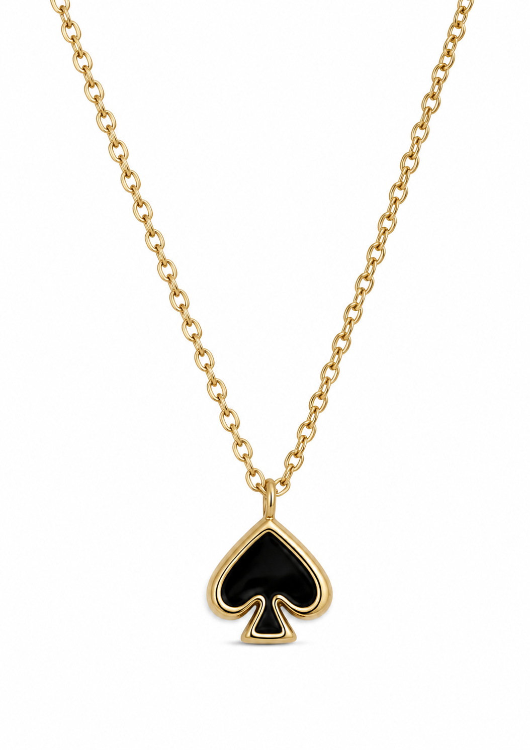 Everyday Spade Enamel Mini Pendant