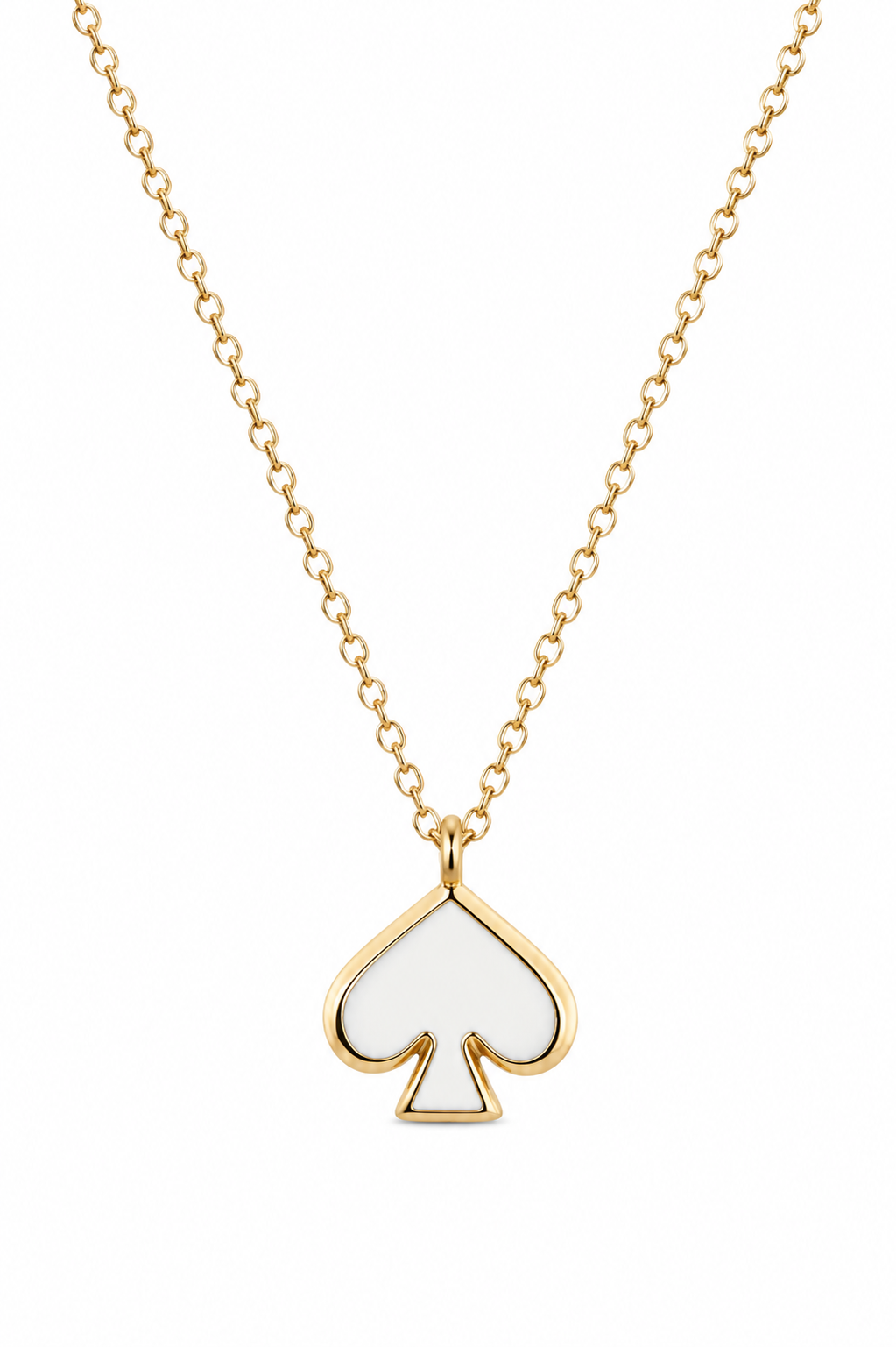 Everyday Spade Enamel Mini Pendant