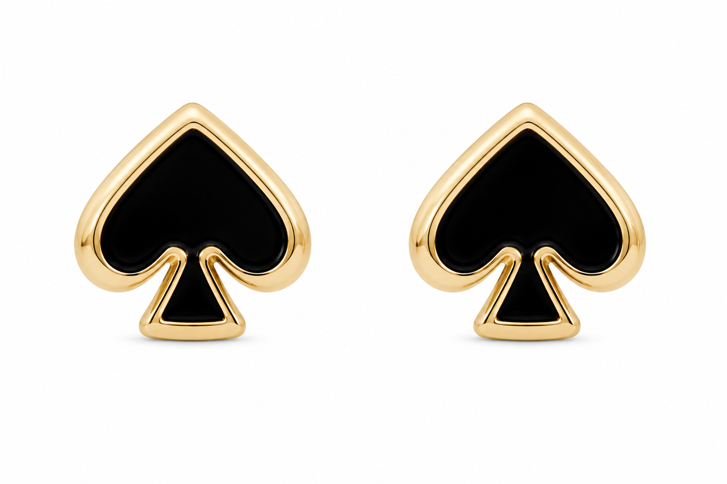 Everyday Spade Enamel Studs
