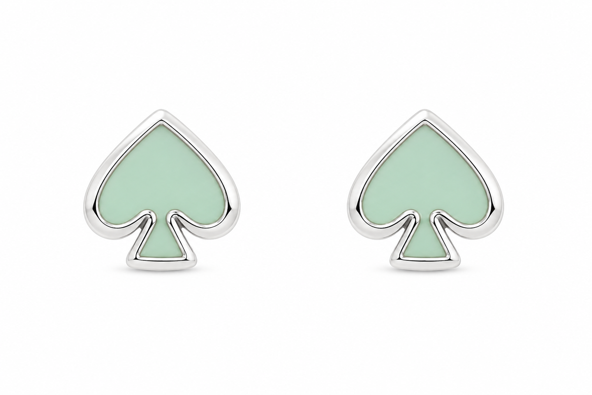 Everyday Spade Enamel Studs