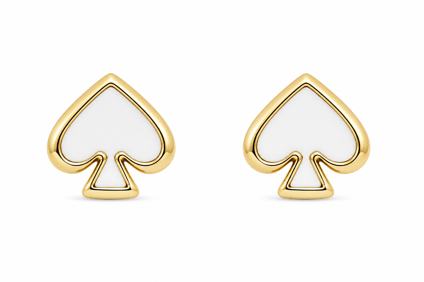 Everyday Spade Enamel Studs