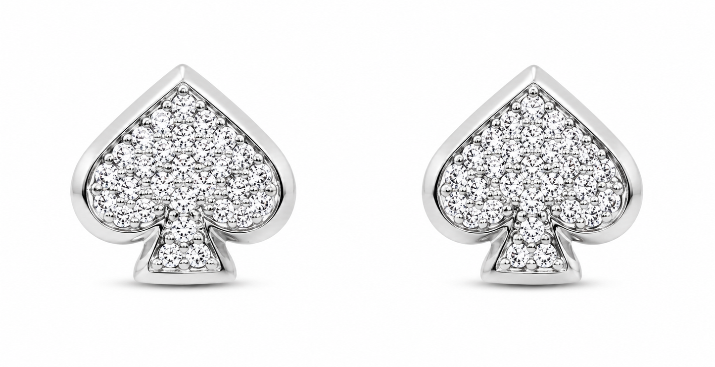 Everyday Spade Pave Studs