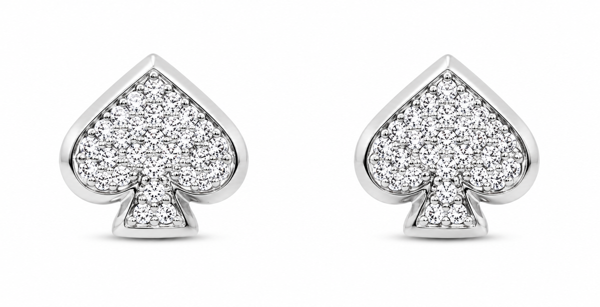 Everyday Spade Pave Studs