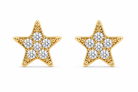 Kate Spade Earrings Pave Mini Star Studs