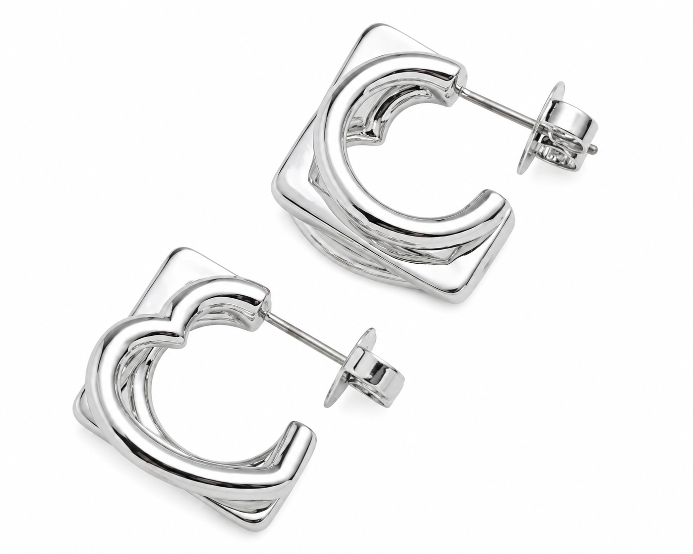 Geo Pop Stacked Hoops