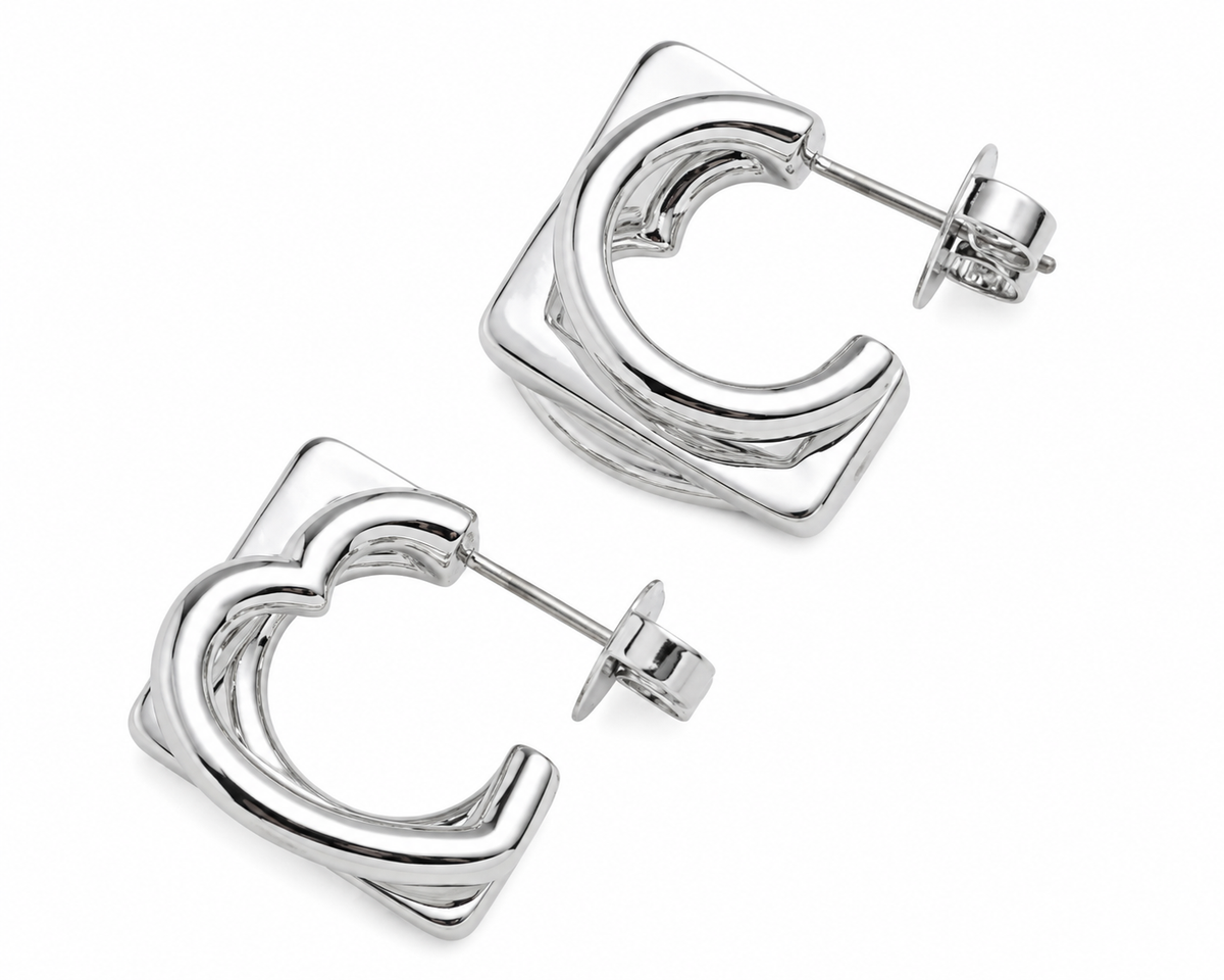 Geo Pop Stacked Hoops