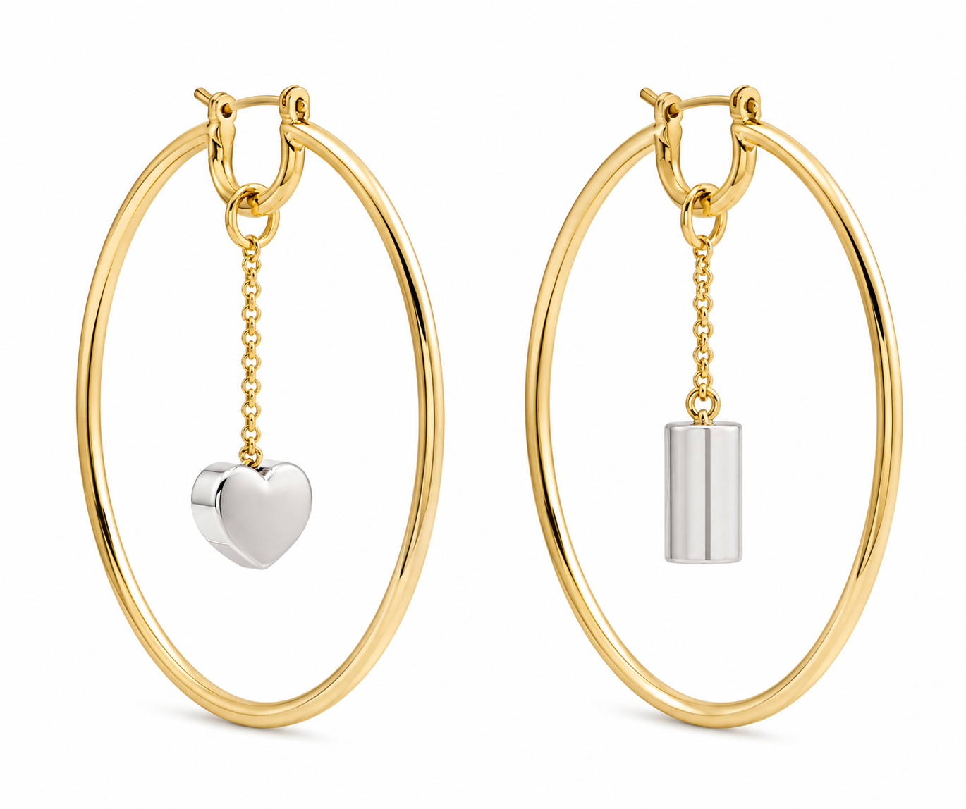 Geo Pop Round Hoops
