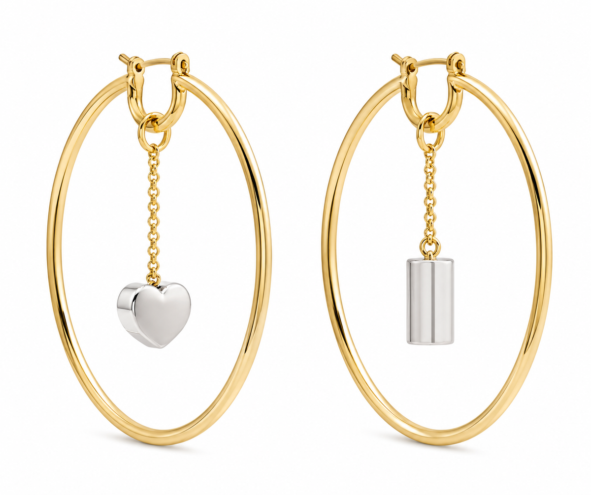 Geo Pop Round Hoops