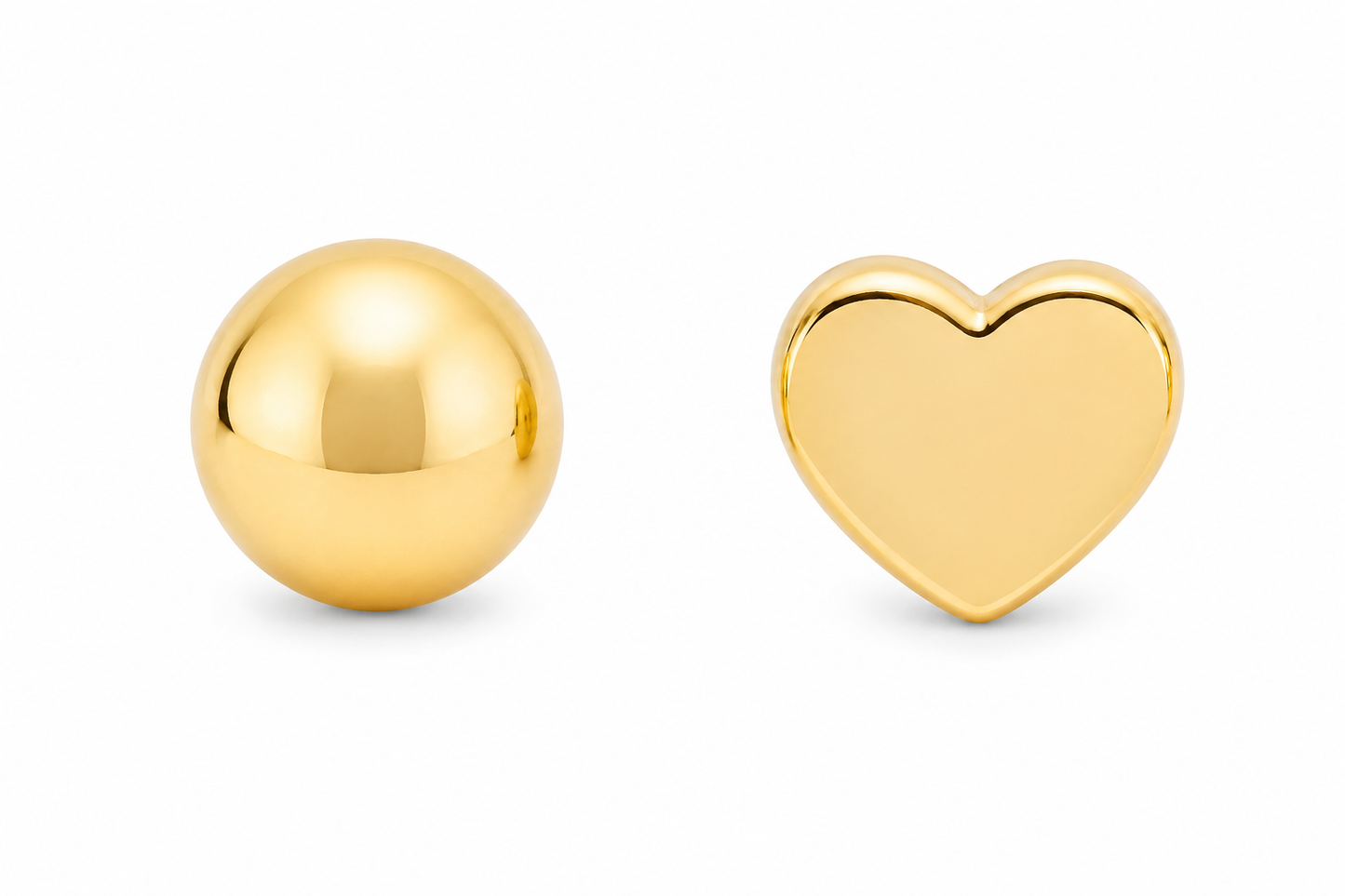 Geo Pop Front Back Studs