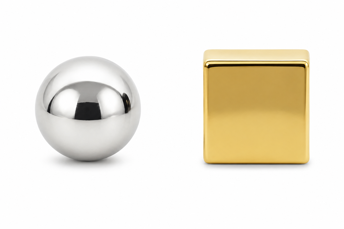 Geo Pop Asymmetrical Studs