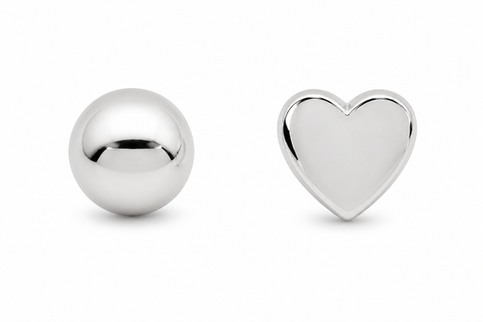 Geo Pop Front Back Studs