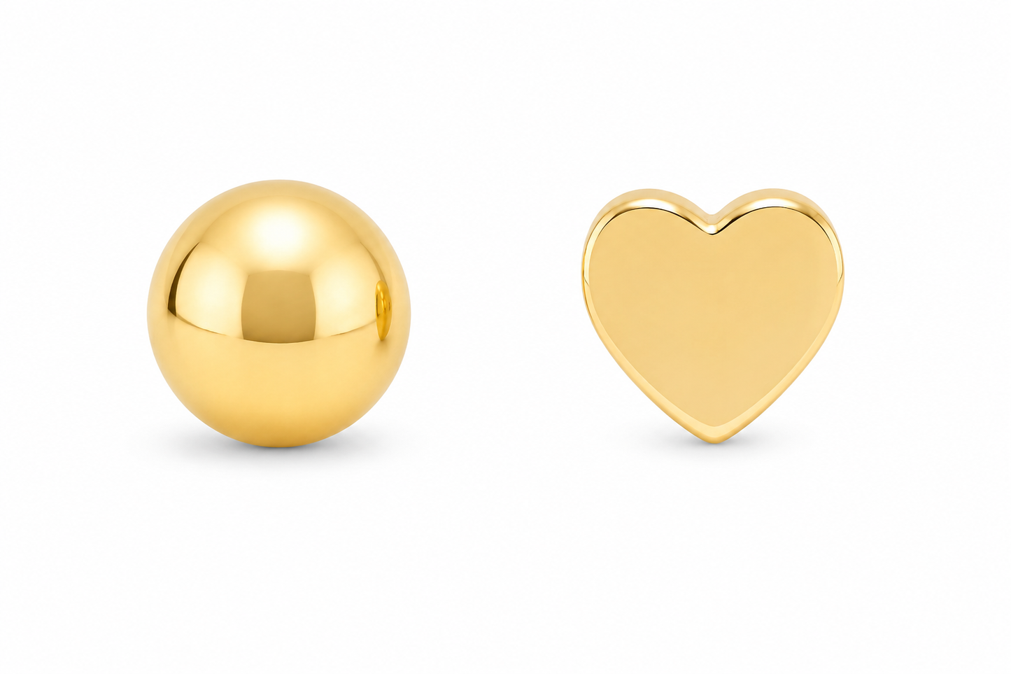 Geo Pop Front Back Studs