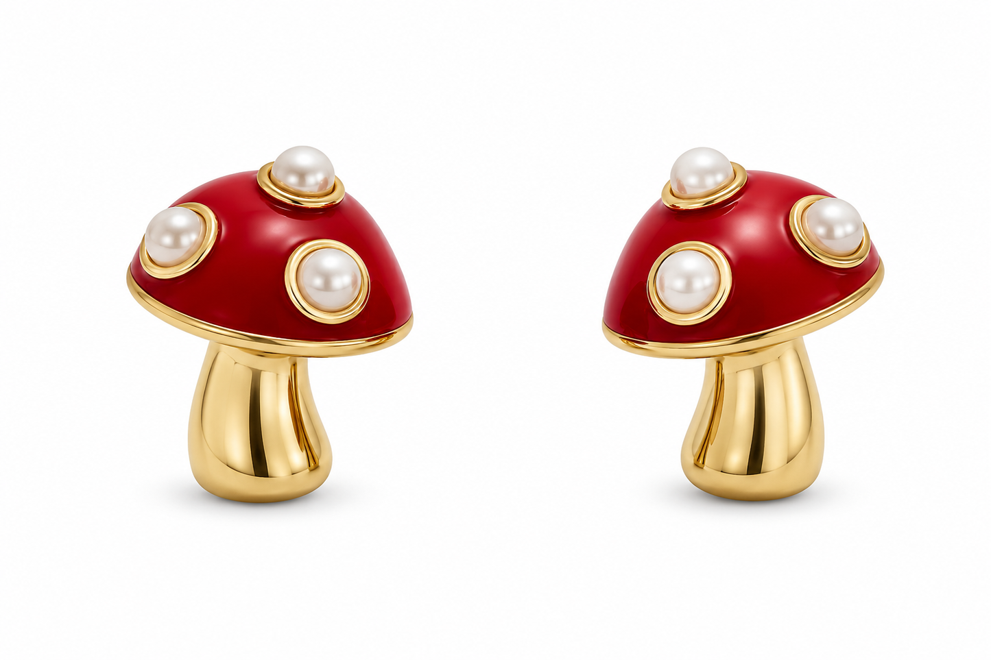 Secret Garden Mushroom Studs