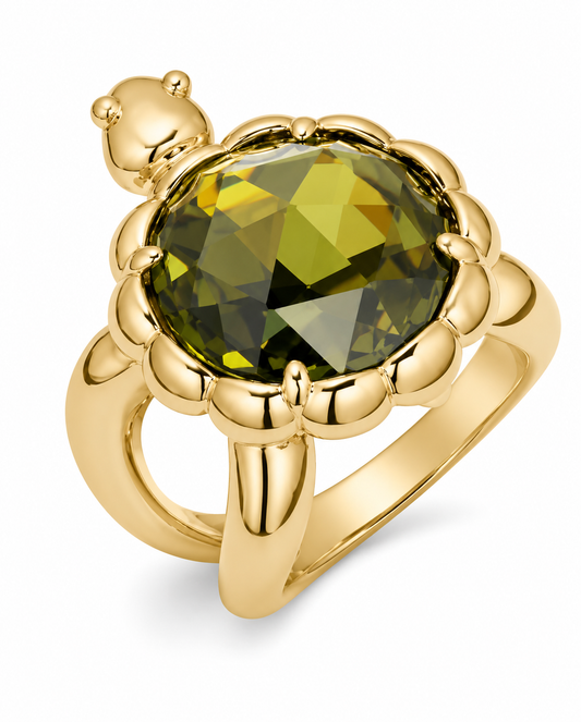 Secret Garden Turtle Ring
