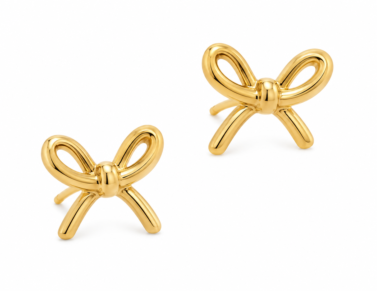 Girlie Pearlie Mini Bow Studs