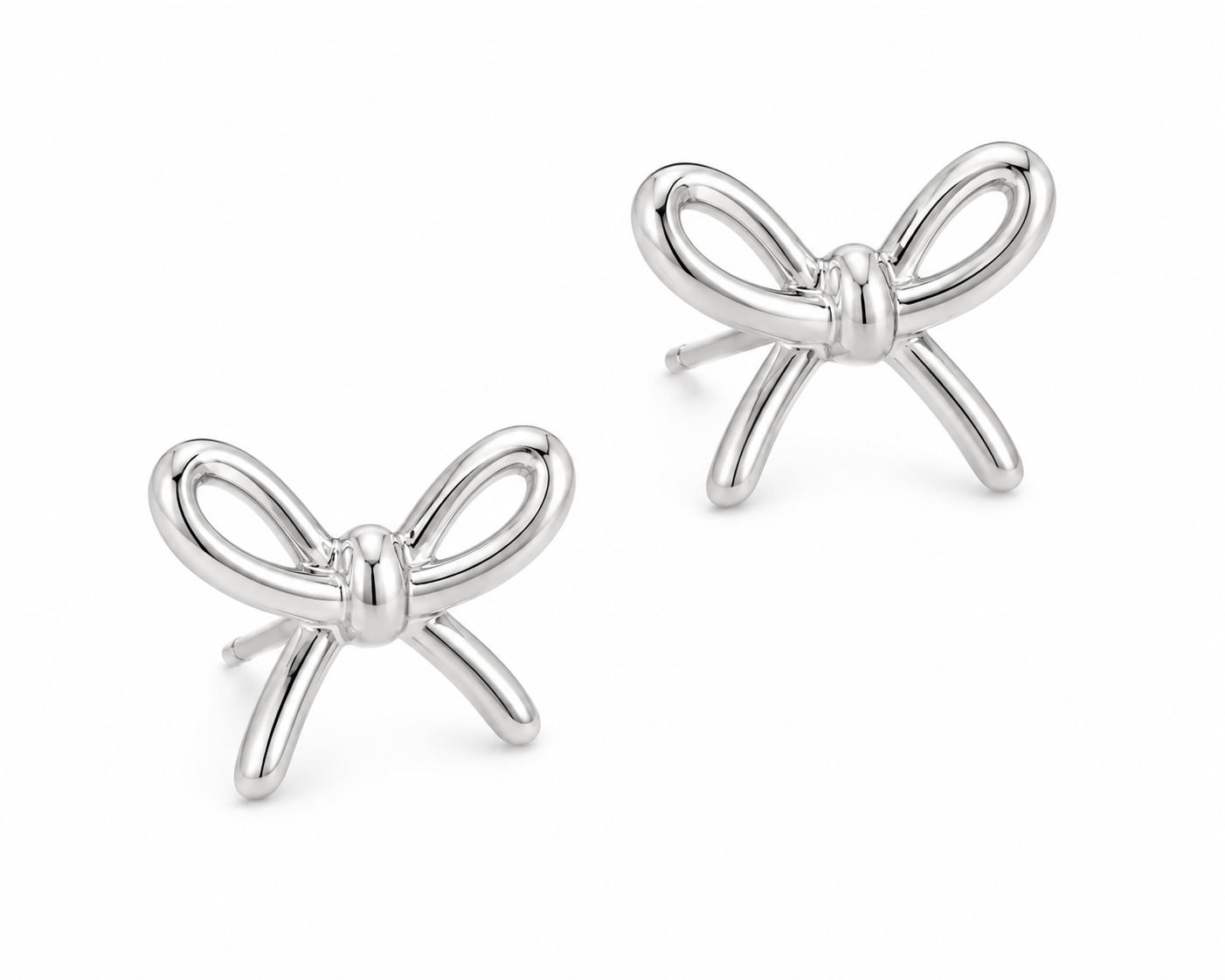 Girlie Pearlie Mini Bow Studs