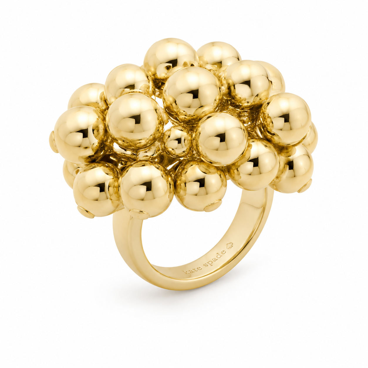 Golden Bloom Statement Ring