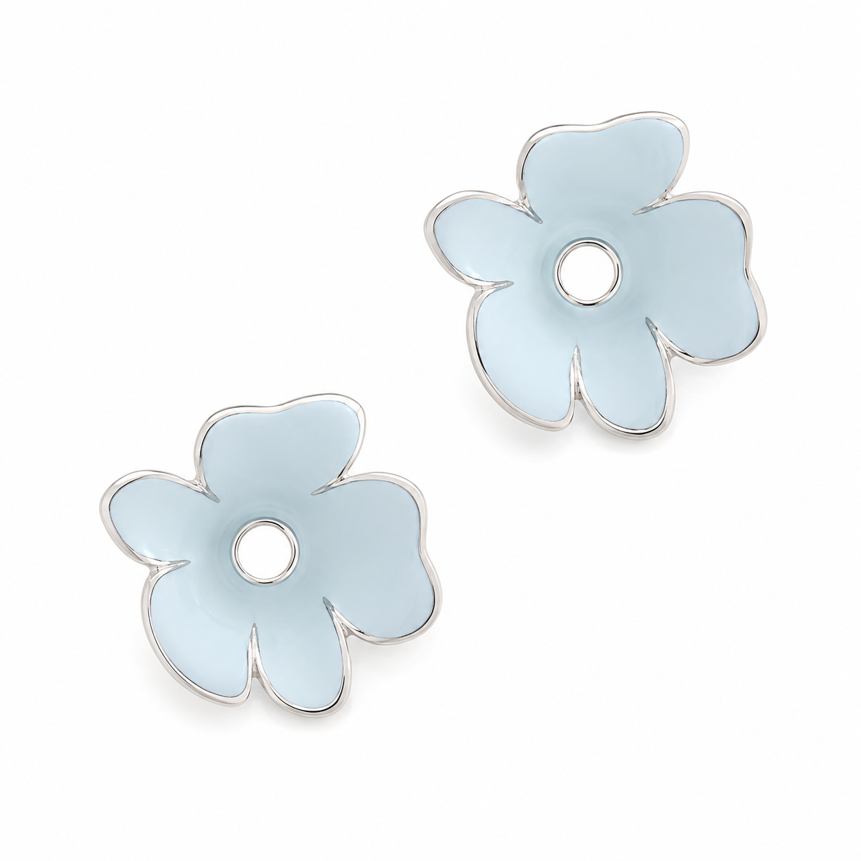Golden Bloom Flower Studs