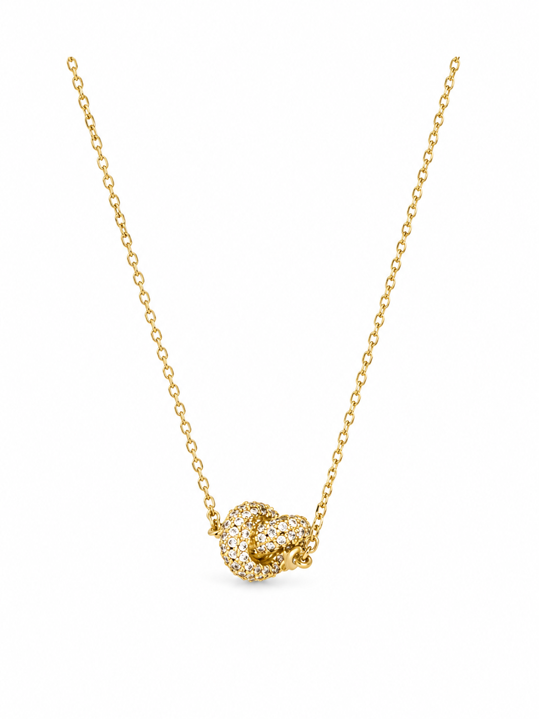 Sailors Knot Pave Mini Pendant