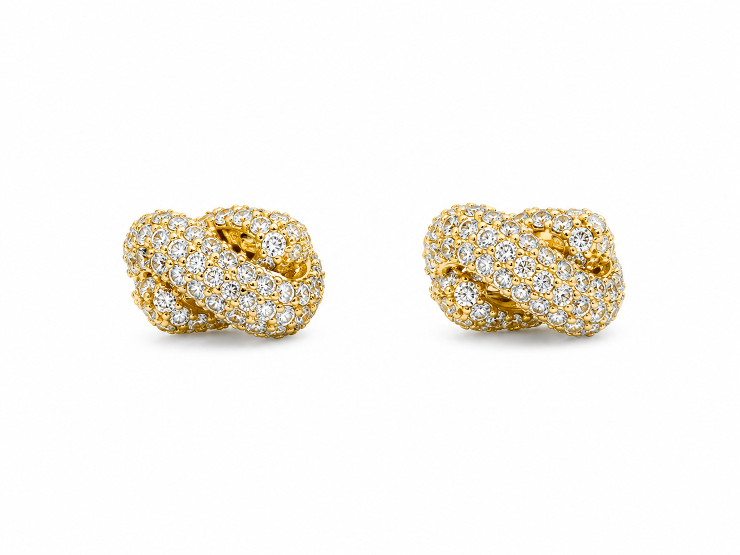 Sailors Knot Pave Studs