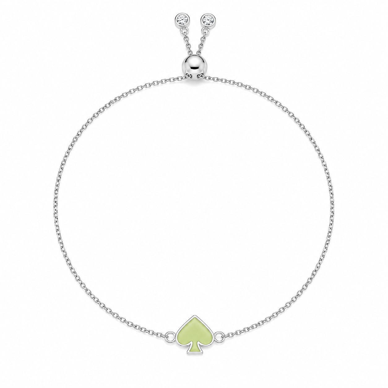 Everyday Spade Enamel Slider Bracelet