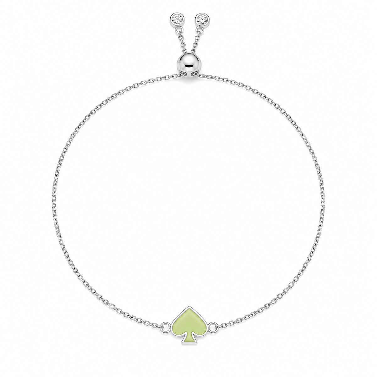 Everyday Spade Enamel Slider Bracelet