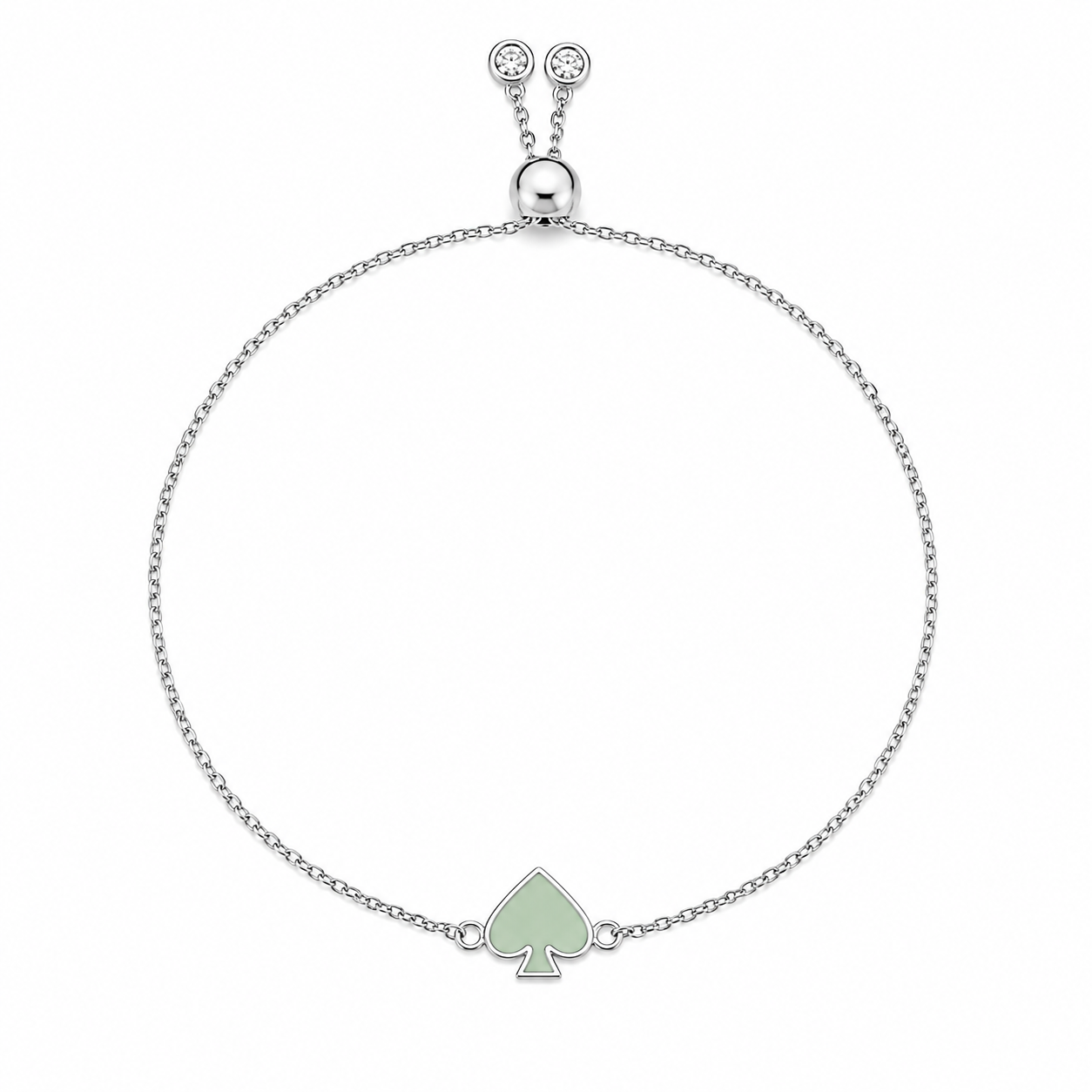 Everyday Spade Enamel Slider Bracelet
