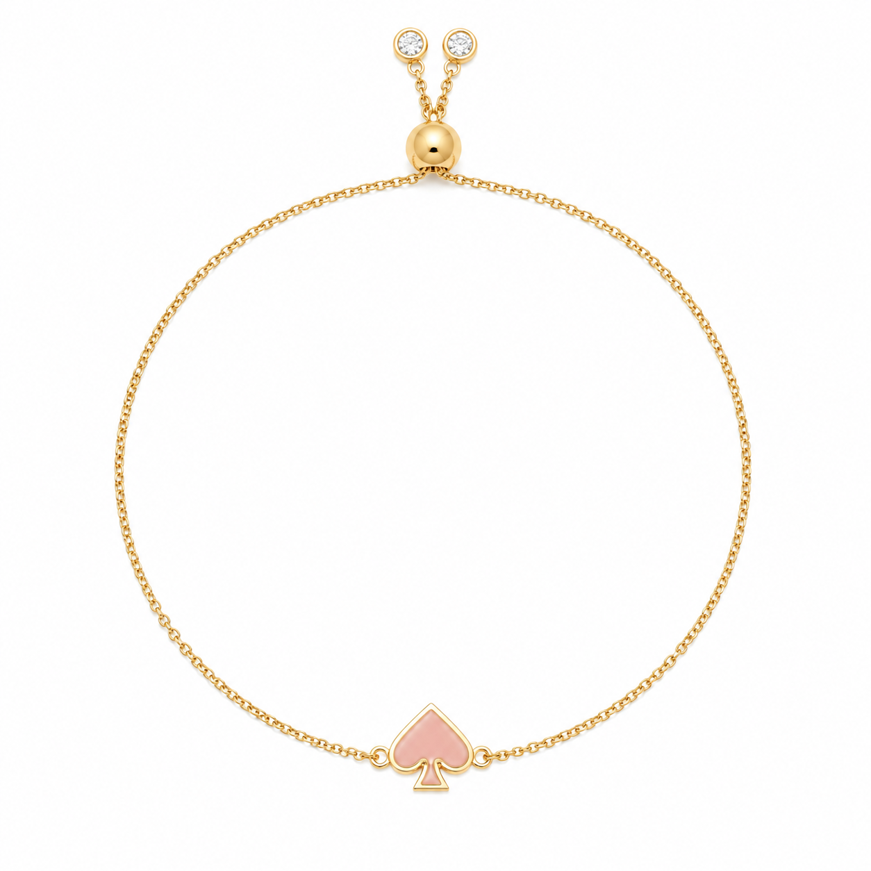 Everyday Spade Enamel Slider Bracelet