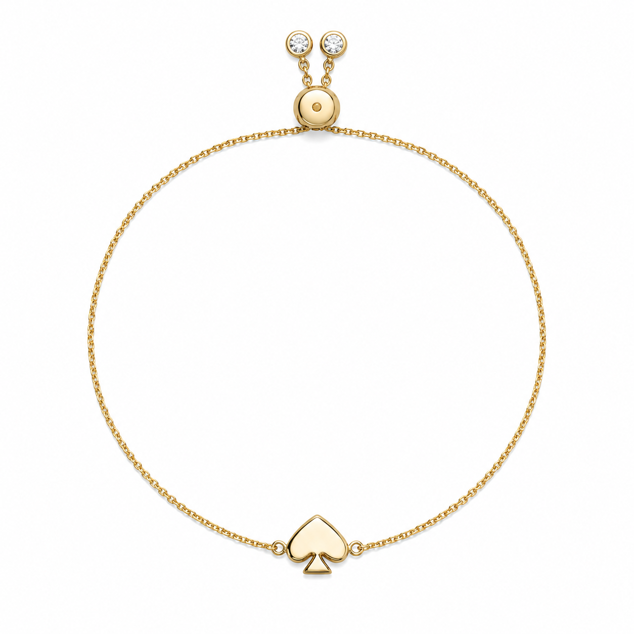 Everyday Spade Metal Slider Bracelet
