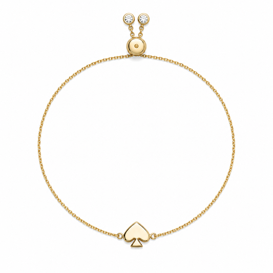 Everyday Spade Metal Slider Bracelet
