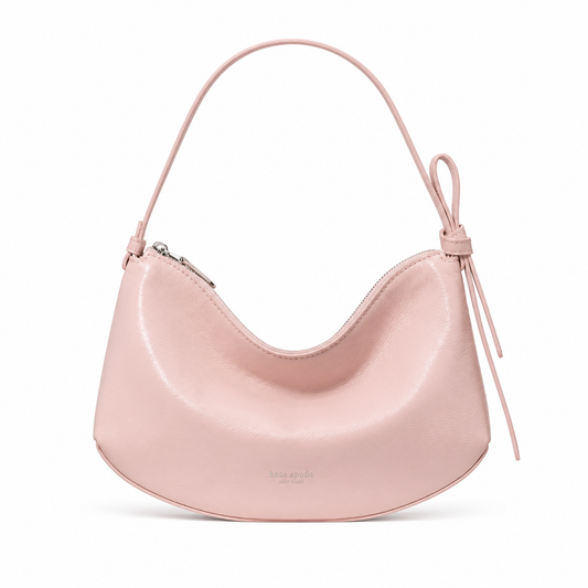 Loop Crinkle Patent Shoulder Bag