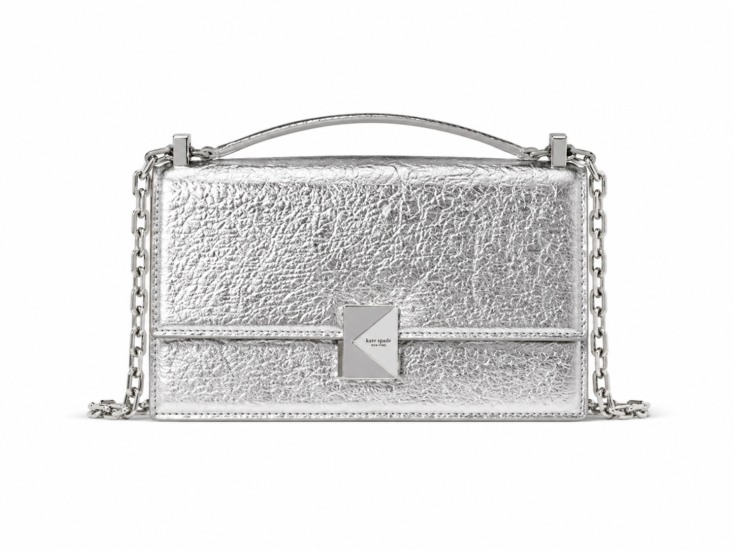 Deco Crinkle Metallic Mini Crossbody Bag