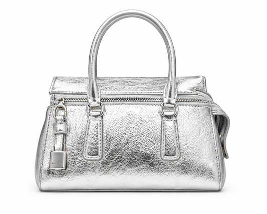 Bond Crinkle Metallic Leather Mini Bag