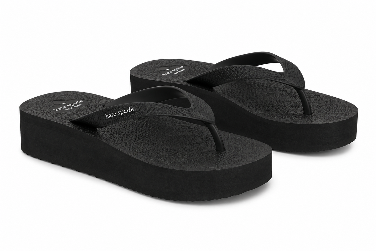 Sam Icon Mixed Material Platform Flip Fl