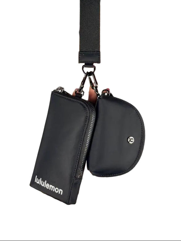 Dual Pouch Wristlet Wallet