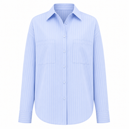 Pinstripe Daylight Button Down Long Slee