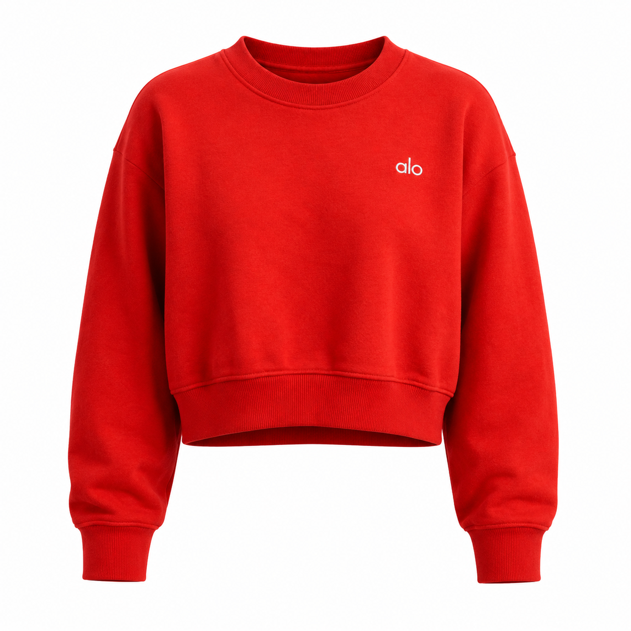 Cropped Accolade Crewneck